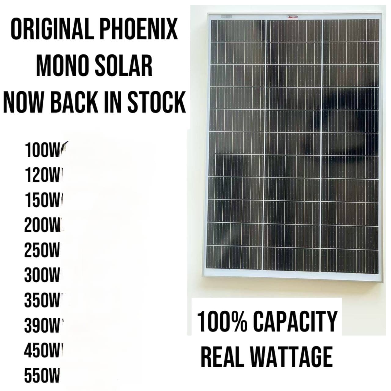 Phoenix 200W Monocrystalline Solar Panel