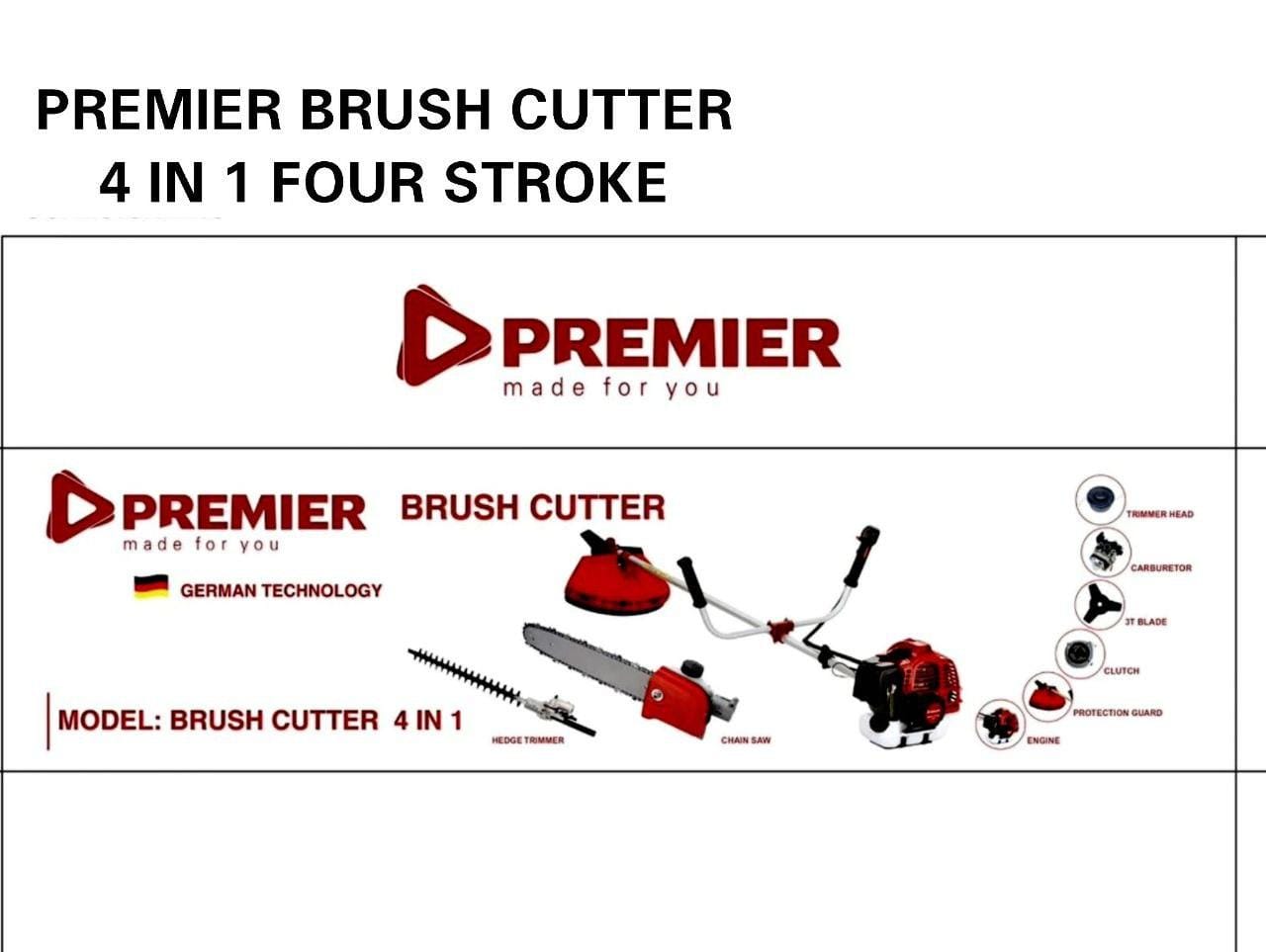 Premier 4-Stroke Side Pack 4-in-1 Multi-Tool Brush Cutter