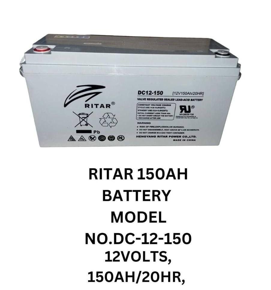 Ritar 150Ah 12V Deep Cycle Lead Acid Battery