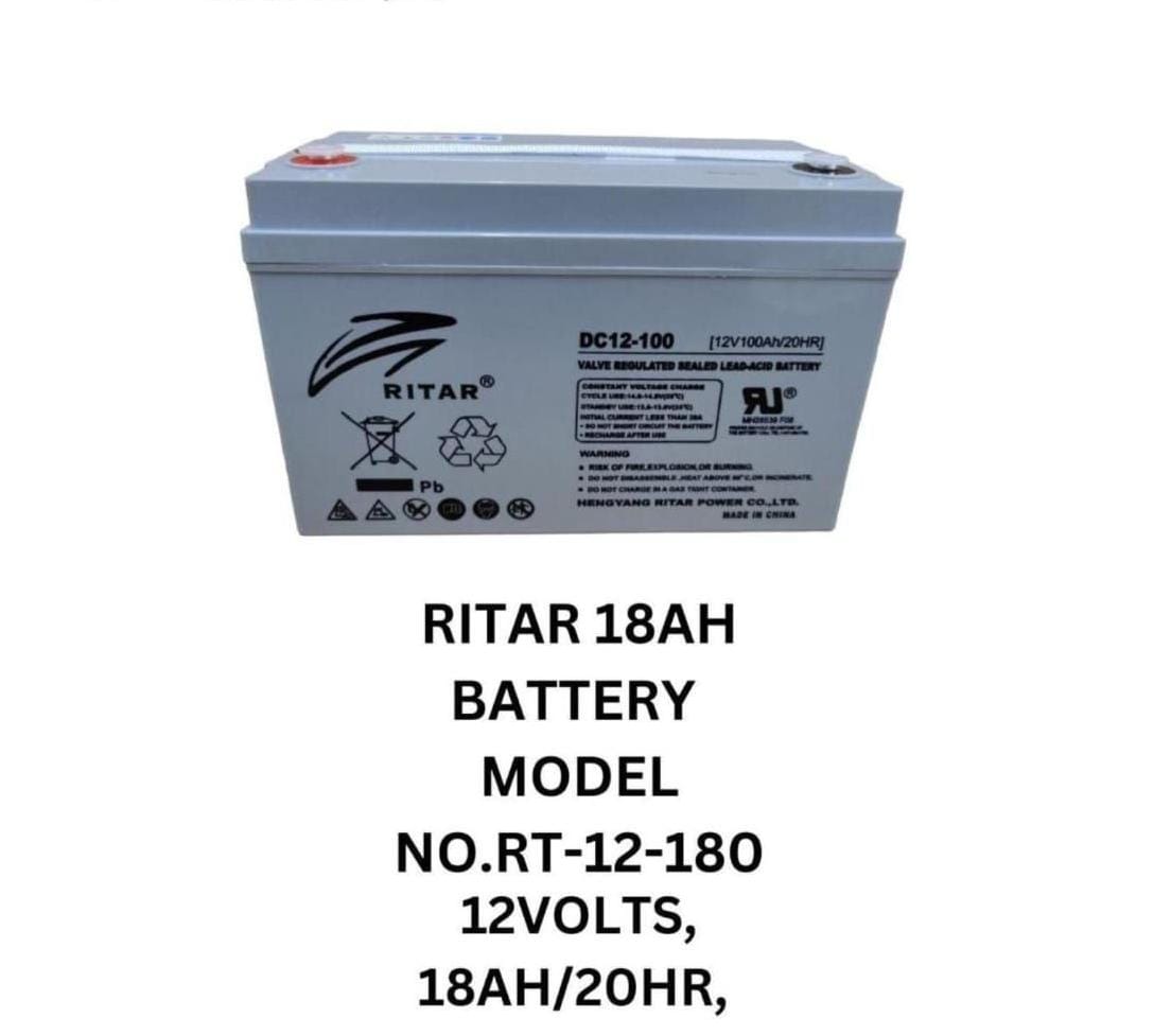 Ritar 18Ah 12V Lead Acid Battery
