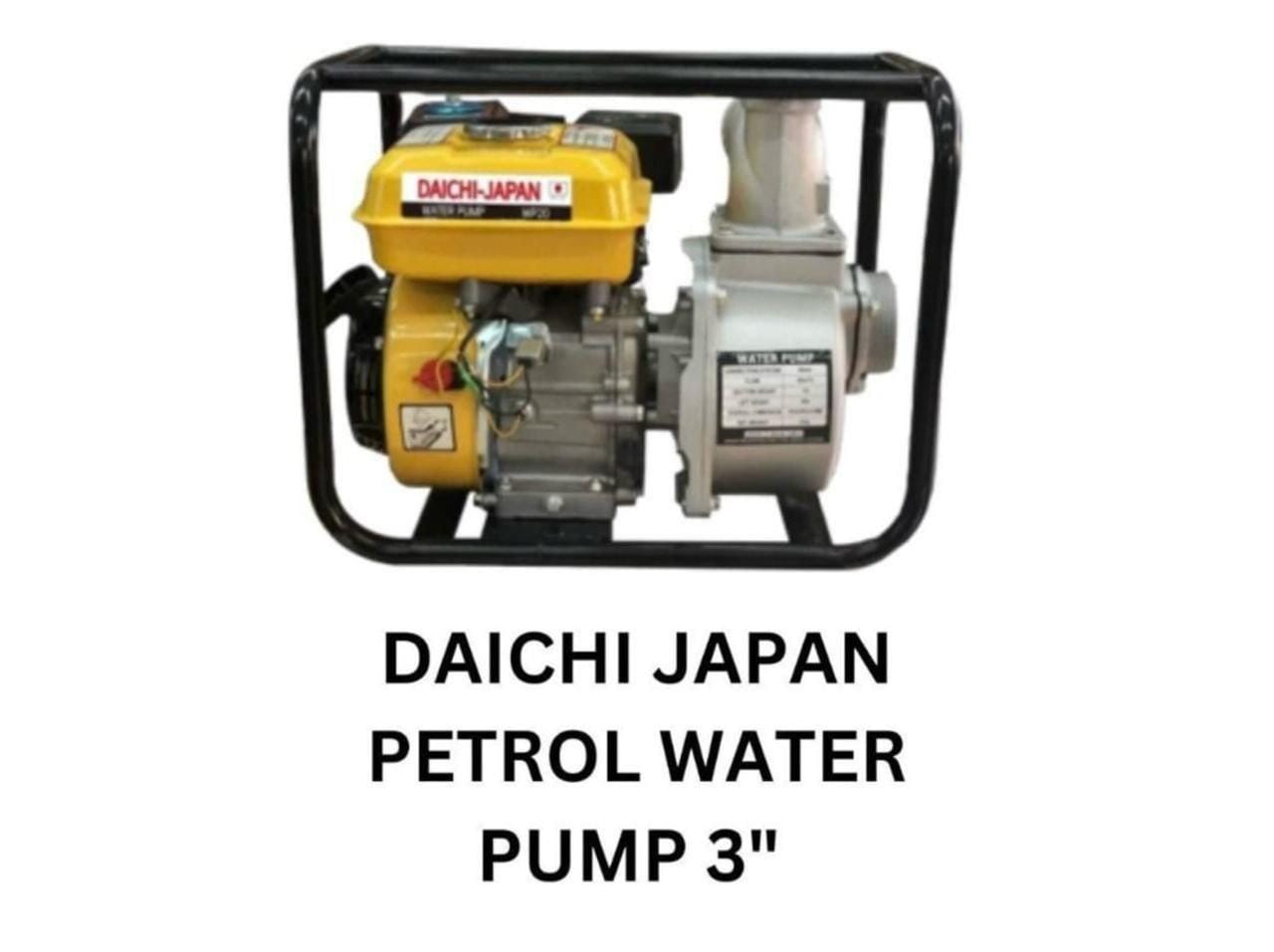 Daichi Japan 3-Inch Petrol Engine Water Pump