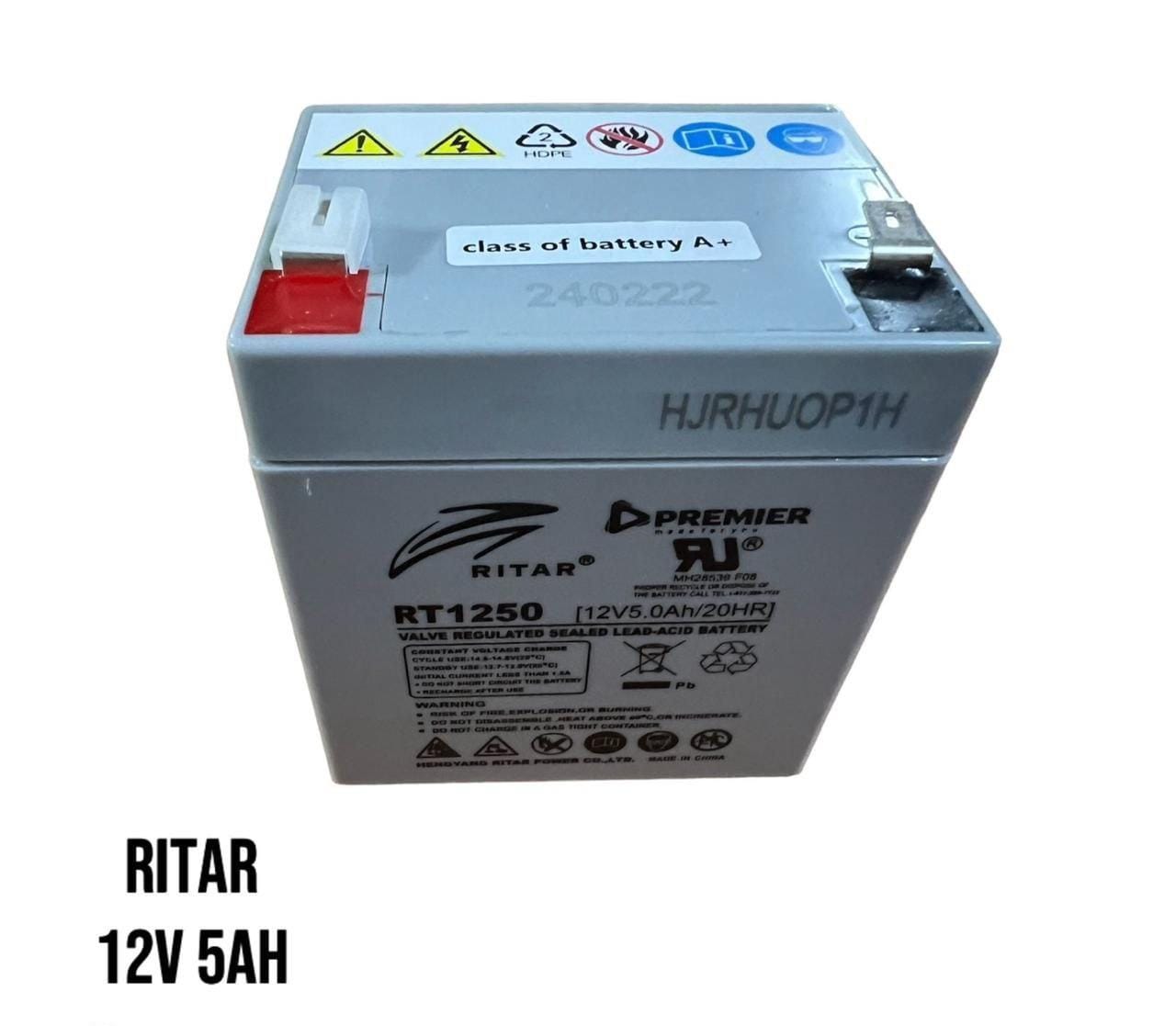 Ritar 5Ah 12V Lead Acid Battery