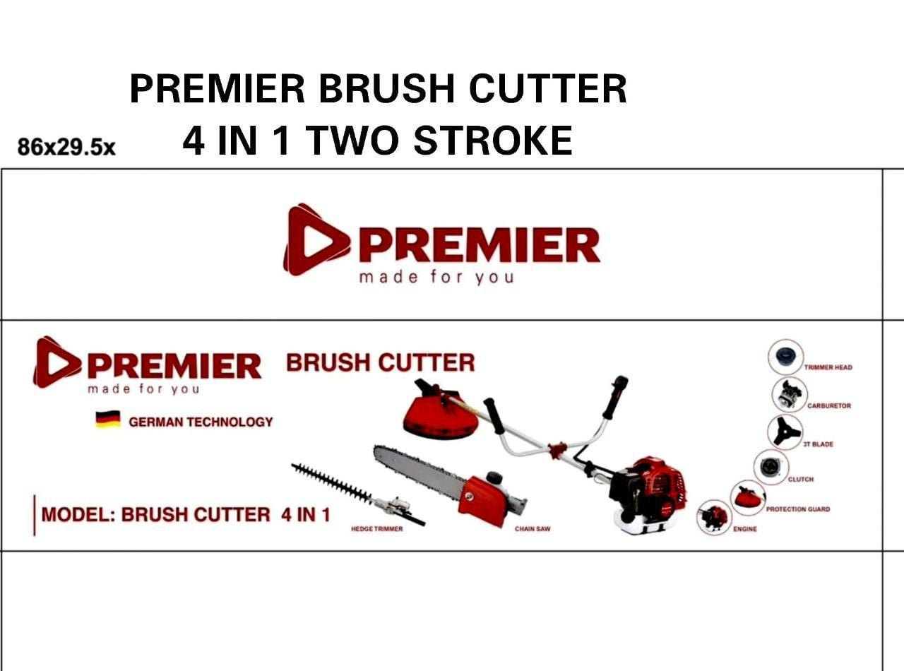 Premier 2-Stroke Side Pack 4-in-1 Multi-Tool Brush Cutter