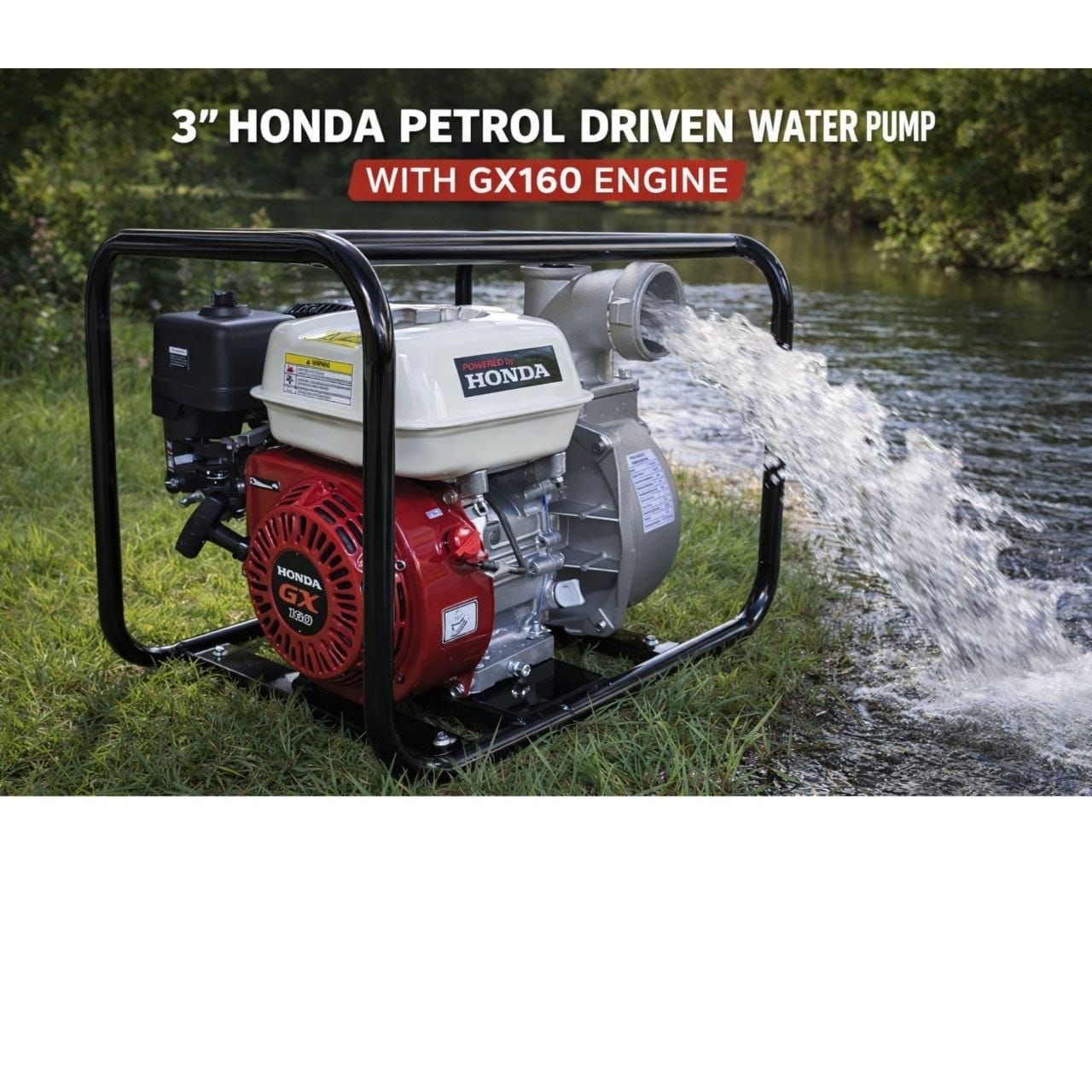 Honda WB30 3-Inch Petrol Engine Water Pump