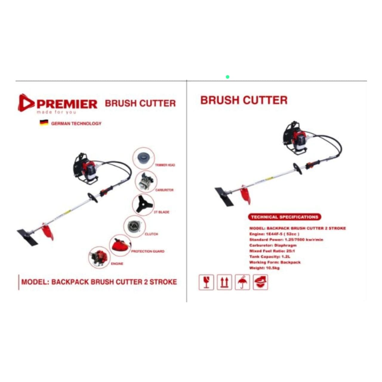 Premier 52cc Heavy Duty Brush Cutter